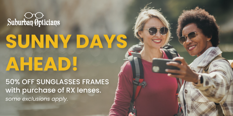 Sunny Days Ahead - popup promotion, sunglasses frames
